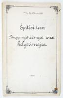 cca 1910-1915 A Magyar Királyi Államvasutak privigye-nyitrabányai vonalra készíttetett helyszínrajza