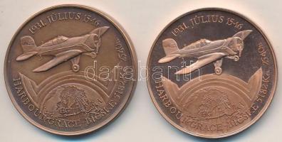 Bozó Gyula (1913-2004) 1991. "60 éves a magyar óceánrepülés Endresz György - Magyar Sándor / Ha...