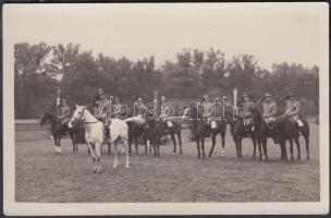 1933-1940 Náci német- olasz fasiszta lovas találkozó. 9x14cm