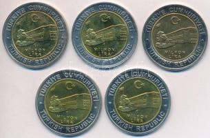 Törökország 2002. 1.000.000 Lire (5xklf) T:1-,2
Turkey 2002. 1.000.000 Lira (5xklf) C:AU,XF