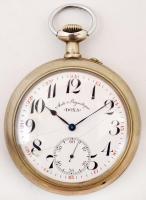 Doxa anti-magnétique zsebóra, működik, a számlapon apró hajszálrepedésekkel, egyébként jó állapotban