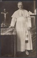 cca 1922 XI. Pius pápa (1857-1939), a római katolikus egyház 259. pápája, fotólap, 9x14 cm