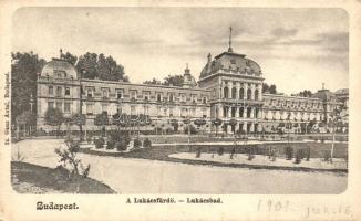 Budapest II. Szent Lukács fürdő, Ganz Antal