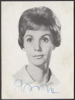 Psota Irén (1929- ) színésznő aláírása őt ábrázoló fiatalkori fotón