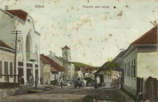 Ditró, Piac tér, Csiby Tamás liszt és termény üzlete / square, shop (vágott / cut)