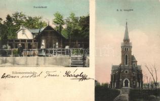 Budapest XVI. Rákosszentmihály, Forrásfürdő, Római katolikus templom (EK)