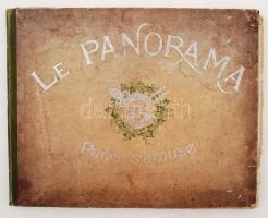 Le Panorama: Paris s'amuse. Les Café's Concerts, Théatres, Cirques, Palais de Glace. Paris, (1897), Ludovic Baschet. Kiadói félvászon kötés, belső borító és címlap hiányzik, lapok kijárnak, viseltes állapotban / in bad condition