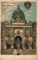 Vienna, Wien I. K.K. Hofburg, litho s: Rosenberger (b)