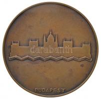 1930. "XII. Nemzetközi Építész Kongresszus / Budapest" Br emlékérem eredeti tokjában (61mm...