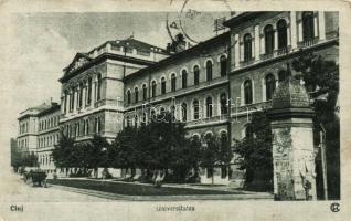 19 db régi erdélyi városképes lap: Máramarossziget (2), Brassó (3), Kolozsvár (4), Nagyvárad (3), Te...