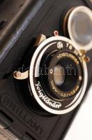 cca 1937 Régi Voigtländer Brilliant fényképezőgép, eredeti tokjában, jó állapotban