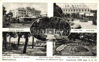 Balatonfüred, Erzsébet szanatórium, Grand szálló, Rabindranath Tayore emléktáblája, irredenta (b)