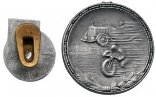 ~1940. "Gyorslevente jelvény" fém gomblyukjelvén (23,5x20mm) + 1942. "Miskolc 1942&qu...