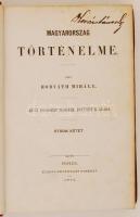 Horváth Mihály: Magyarország történelme. Ötödik kötet. Pesten, 1872, Heckenast Gusztáv. Festett laps...