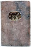 1936. "X.P.L.E - X. Polgári Lövész Egyesület" íjász plakett márványlapon, "LUDVIG&quo...