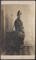 cca 1900-1930 Magyar csendőr fotója, 12×8 cm
