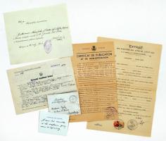 1925-1951 Guttmann Mária vegyes iratai, benne Générale de Gaulle  köszönő soraival