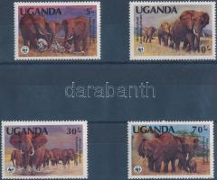1983 WWF afrikai elefánt sor Mi 361A - 364A