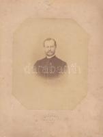 cca 1880 Nemes portréja, Mayer Gy. műterméből, 26,5×22 cm