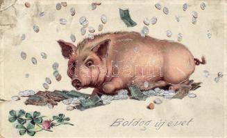 New Year, Emb. litho (b)