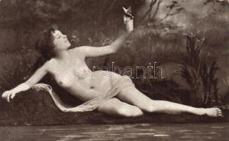 Erotic art postcard (EK)