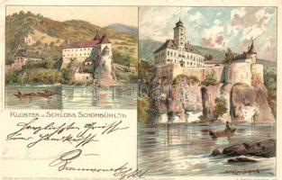 Schönbühl, Schloss Schönbühel; castle, Veltens Künstler-Postkarten No. 353. litho, artist signed (EK)