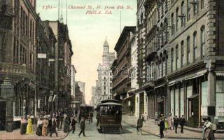 Philadelphia, Chestnut St. W. from 8th St. tram (EK)