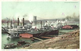 Cincinnati, Along the Levee, ships
