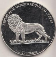 Kongó 2002. 10Fr "Peugeot Vis á Vis 1892" T:PP
Congo 2002. 10 Francs CuNi "Peugeot Vi...