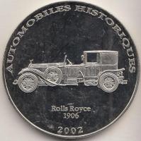 Kongó 2002. 10Fr "Rolls Royce 1906" T:PP Congo 2002. 10 Francs CuNi "Rolls Royce 1906" C:PP