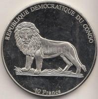 Kongó 2002. 10Fr "Rolls Royce 1906" T:PP
Congo 2002. 10 Francs CuNi "Rolls Royce 1906...