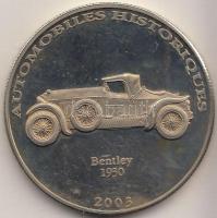 Kongó 2003. 10Fr "Bentley - 1930" T:PP Congo 2003. 10 Francs CuNi "Bentley - 1930" C:PP