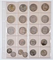 Nagy-Britannia 268db-ból álló fémpénz gyűjtemény albumba rendezve T:vegyes
Great Britain 268pcs of m...