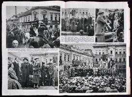 1938 Képes Pesti Hir lap. LX. évfolyam, 207.szám. Bevonulás a magyar felvidékre. 1938. november 8