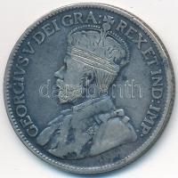 Kanada 1919. 25c Ag "V. György" T:2- Canada 1919. 25 cents Ag "George V" C:VF