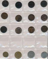 Kanada 114db-os fémpénz gyűjtemény néhány grönlandi érmével, közte PP darabok, igényes érmetartó tás...