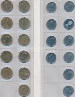 Kanada 114db-os fémpénz gyűjtemény néhány grönlandi érmével, közte PP darabok, igényes érmetartó tás...