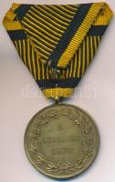 1873. "Hadiérem" Br katonai érdemérem mellszalaggal T:2-
Hungary 1873. "Military Meda...