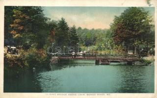 Songo River, Maine, Sliding Bridge above lock (EB)