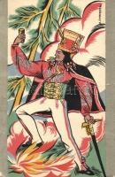 22 db RÉGI motívumlap; főleg osztrák katonai / 22 old motive cards; mostly Austrian military