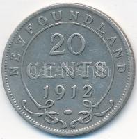 Kanada/Új-Fundland 1912. 20c Ag "V. György" T:2,3
Canada/Newfoundland 1912. 20 Cents Ag &q...