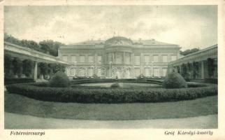 16 db régi képeslap magyar kastélyokról, főleg háború előtti / 16 mainly pre-1945 postcards of Hunga...