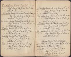 Régi iskolai füzet 1848-as motívummal díszítve