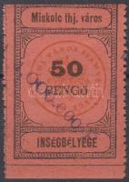 1946 Miskolc ínség bélyeg 1millióP/50P