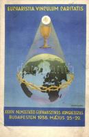 Eucharisztikus Kongresszusok - 5 db régi képeslap / 5 postcards of the Hungarian Eucharistic movement