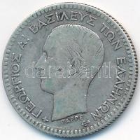 Görögország 1874. 50L Ag "I. György" T:2- Greece 1874. 50 Lepta Ag "George I" C:VF Krause KM# 37