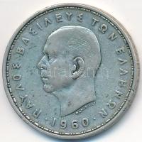 Görögország 1960. 20D Ag "I. Pál" T:2- Greece 1960. 20 Drachmai Ag "Paul I" C:VF