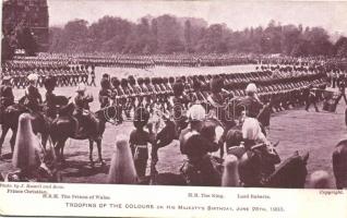 1903 London, Trooping of the Colours (EK)