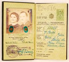 1938-1949 A Magyar Királyság által kiadott 3 db útlevél /
1938-1949 3 Hungarian passports