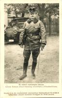 '20. számú csataképes kártya' Károly Ferencz József főherceg trónörökös a főhadiszálláson / Military WWI Hungarian card, Charles IV So. Stpl